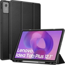 Case for Lenovo Idea Tab Plus 12.1 Inch - Ultra Thin Soft TPU Back Cover, Pen Ho