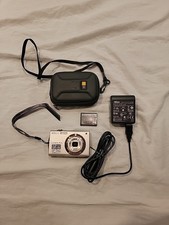 Nikon COOLPIX S4000 12MP Silver Digital Camera 4x Zoom Case Charger Parts 