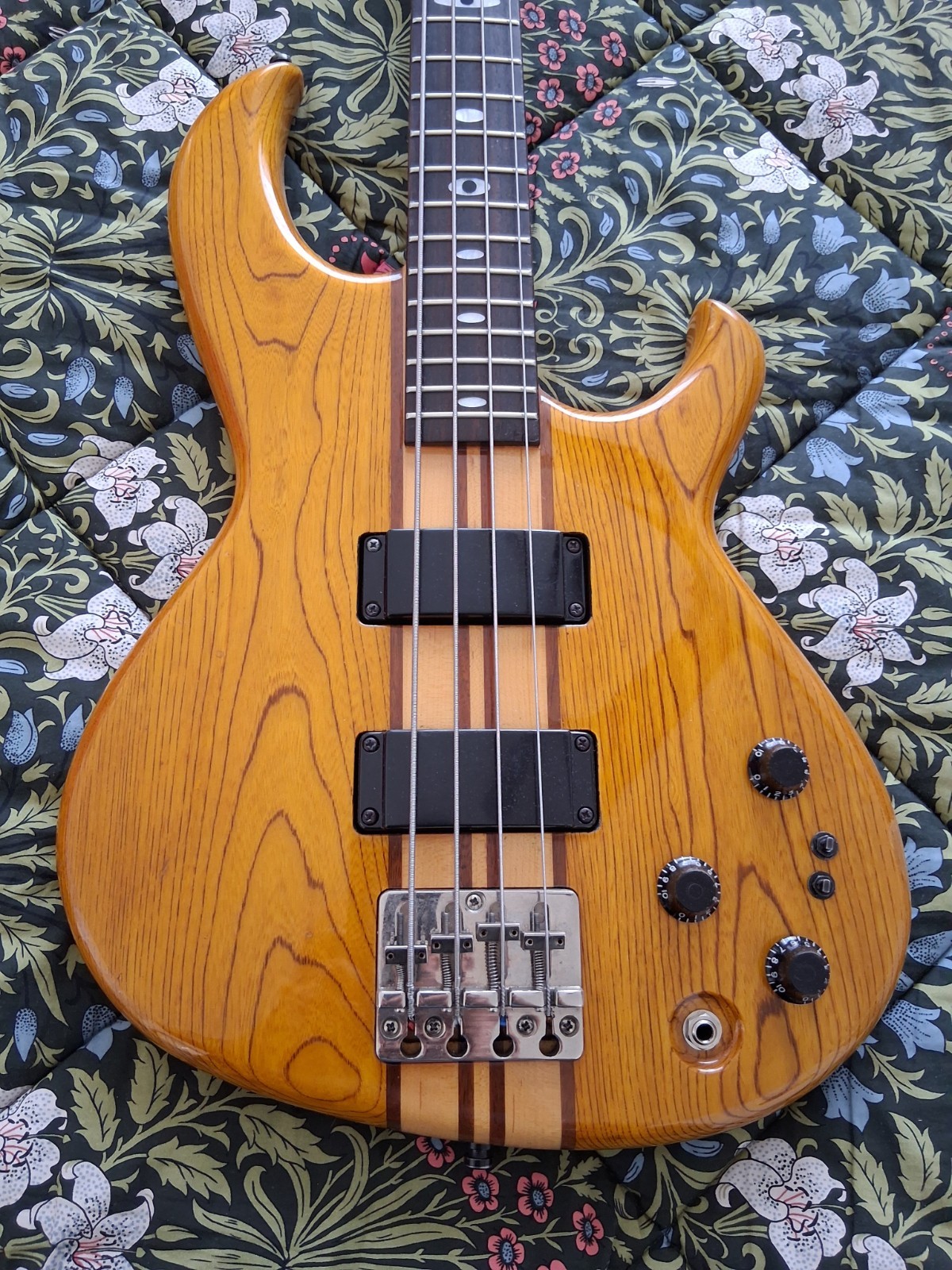 Aria Super Bass R80 Rare Long Scale Neck Through Vintage Electric Bass Guitar