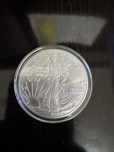 2022 American Silver Eagle Type 2  Uncirculated - 1oz Fine Silver Coin