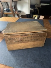 RARE 1900 Paris France Exposition World’s Fair Walter Baker Co Chocolate Crate