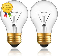 2 Pack Appliance Oven Light Bulb A15 E26 40W ...