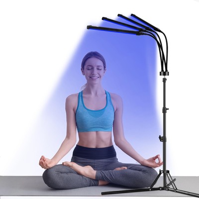 Red Light Therapy for Body, 180 LEDs Red and Blue Light Therapy Lamp with Tri...