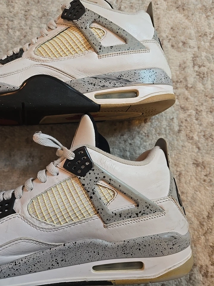 Talla 13 - Jordan 4 Retro OG Mid White Cement 2016 840606-192  Foto 3 de 4