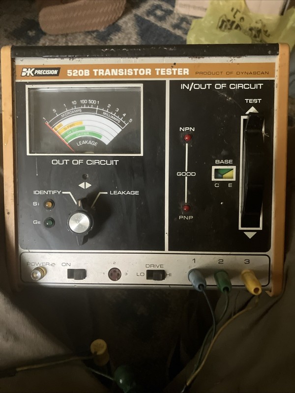 B&K Precision 520B Transistor Tester