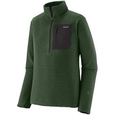 Patagonia Herren R1 Air Fleece Zip-Neck (Treeline Green)