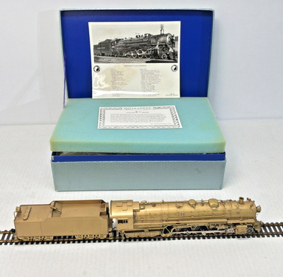 #ad NJCB GOM HO BRASS ST 234 NORTHERN PACIFIC CLASS A 4 8 4 LOCOMOTIVE amp; TENDER C8 $550.00