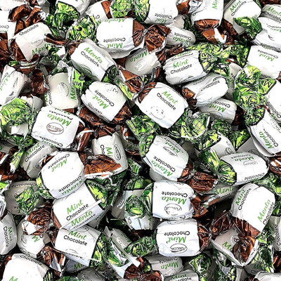 Arcor Chocolate Filled Mints Candy Bulk Bag 32 Ounce 165 Pieces