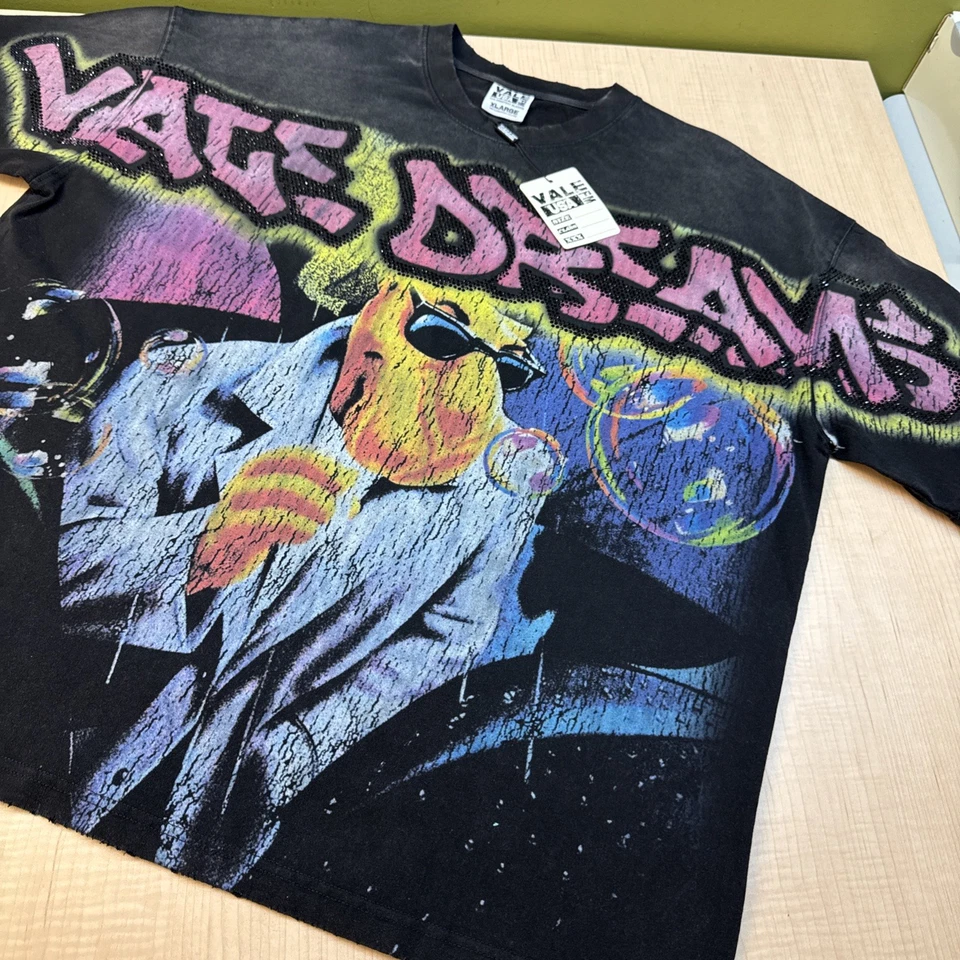 Camiseta Vale Valley Forever Dreams Negra Talla XL XLarge Nueva PÚRPURA CAMEL Foto 2 de 4