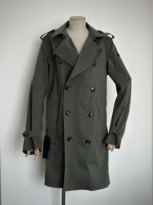 RRD Roberto Ricci Designs Waterproof Trench Coat Khaki Belted Tech Rain IT 50 L