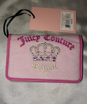 Juicy Couture Juicy Kingdom Light Pink & Pink Elongated Bifold Wallet NWT