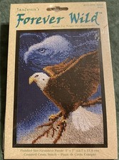 Janlynn Counted Cross Stitch Kit EAGLE Forever Wild Series 5x7 013-0312 / 2003