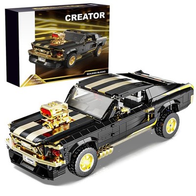 Voxifyx 1:10 MOC Sports GTRS Car Building Blocks Toys Boys or Adults Kits， Bu...