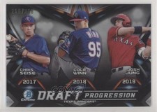 2019 Bowman Draft Chrome Progression Refractor /250 Chris Seise Cole Winn 10hg