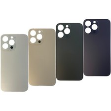 For iPhone 14 Pro / Max Replacement Back Glass Rear Glass Battery Cover Big Hole