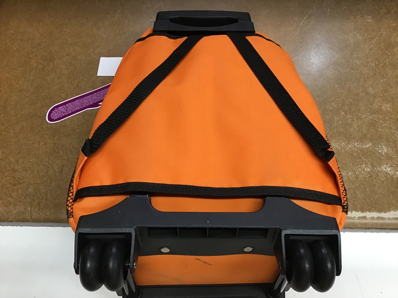 Rockland 17&rdquo;x13&rdquo;x10&rdquo; backpack roller luggage orange