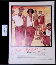 1958 Jantzen Family Plan.. No age Limit Sun Clothes Swim Suits Print Ad 48138