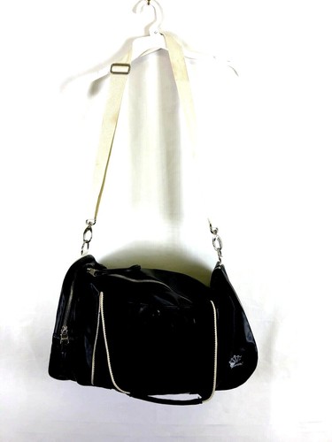 Reebok, Classic Court Duffel Bag, Black/White, Size Small