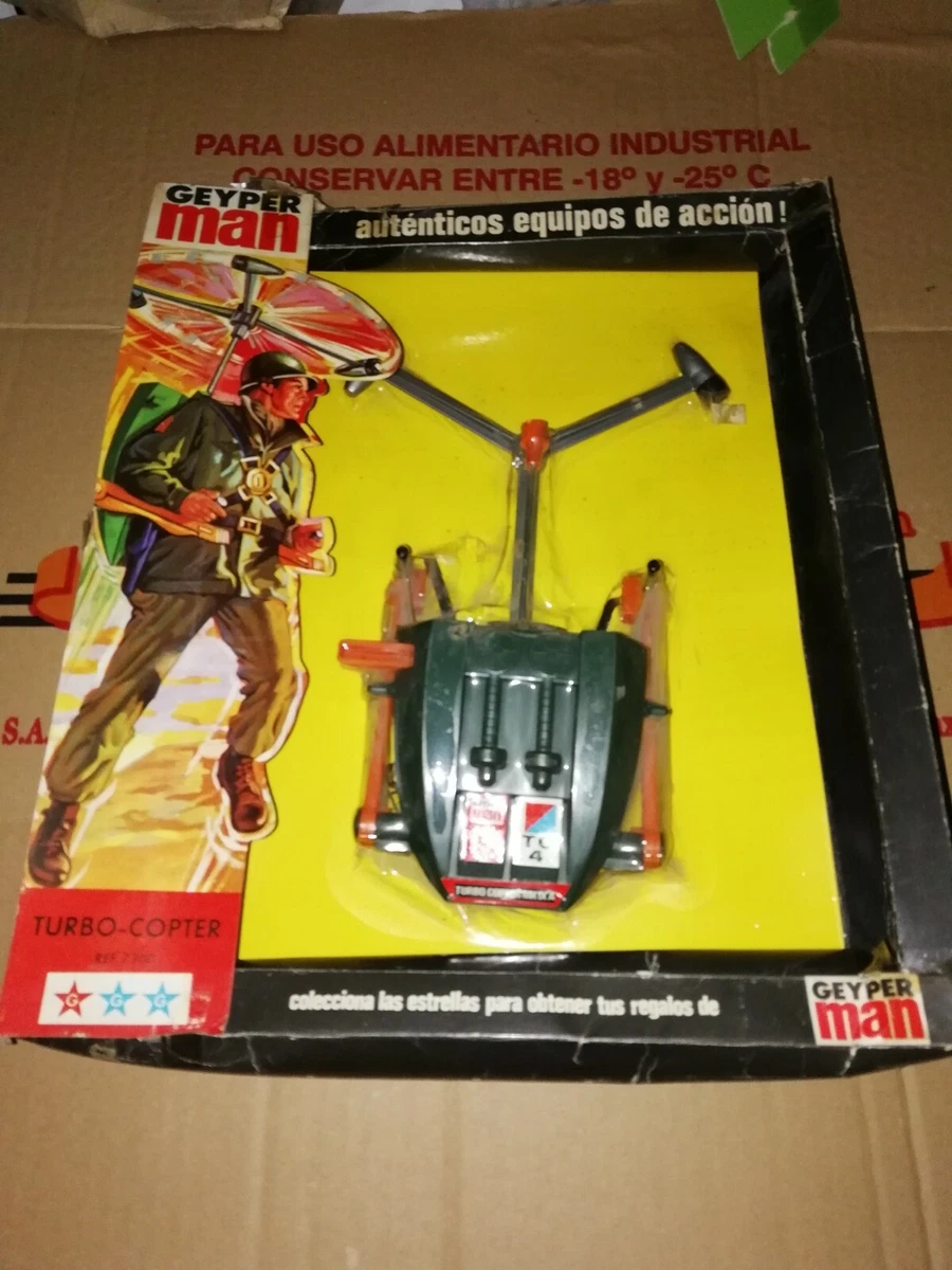 GEYPERMAN ORIGINAL A OS 70 TURBO COPTER NUEVO EN CAJA ACTION MAN