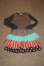 Girls Sado Ruffle Skirt Olive Juice Top LOT 5/6/7 Great Spring Boutique