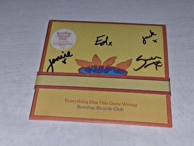 Bombay Bicycle Club - Everything Else Has Gone Wrong SIGNED/AUTOGRAPHED CD
