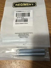 (4) Regiment® - 0.375"OD x 0.041"Wire 3-3/4"L Loop End #87 Steel Hard Drawn MB