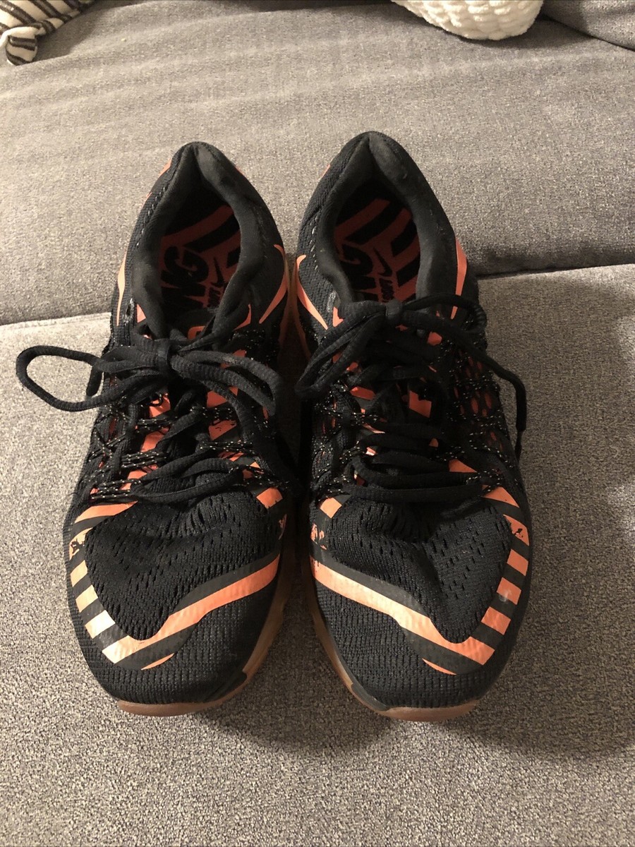 Nike Black and Neon Orange Athletic Shoes Nike | Shoes | Nike Black And Neon Orange Sneakers With  main image 4