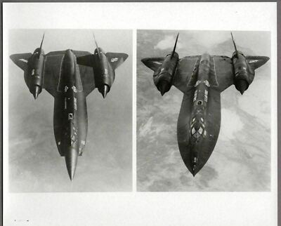LOCKHEED SR-71 BLACKBIRD LARGE VINTAGE ORIGINAL MANUFACTURERS PHOTO USAF 4