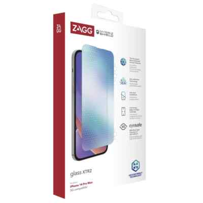 ZAGG iPhone 14 Pro Max InvisibleShield Glas XTR2 D3O EyeSafe Displayschutz
