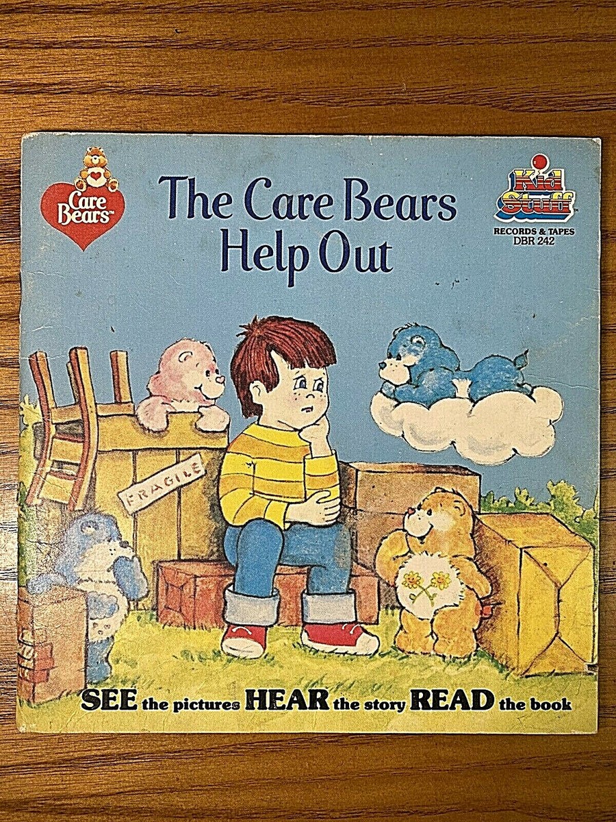 90年代 CLUBTHEBOXBEARS レア 1996 レトロ オールド 人気 Vintage The Care Bears Help Out Mini StoryBook 1983 Random House