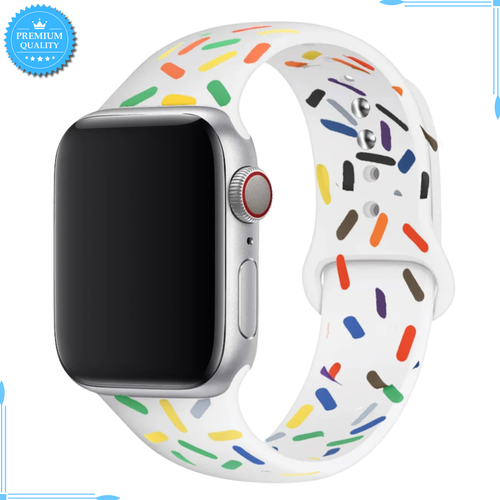 Replacement Strap For Apple Watch Fashion Wrist Accessories Silicone Wristband - Picture 5 of 15