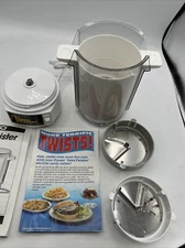 Vintage Presto Tater Twister Electric Curly/Spiral Cutter Fry Cutter Working