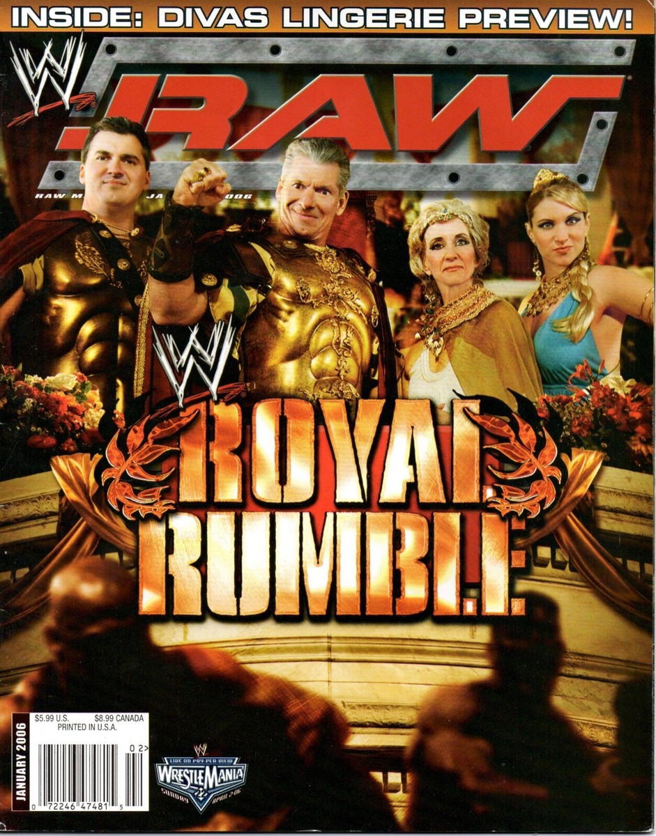 Royal Rumble Vince Shane Stephanie McMahon January 2006 WWE RAW