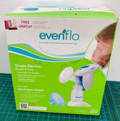 Evenflo Single Electric Breast Pump BPA Free Breastfeeding New In Box