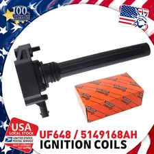 Black Ignition Coil For Chrysler Jeep Volkswagen Ram 3.6L V6 UF648 05149168AD
