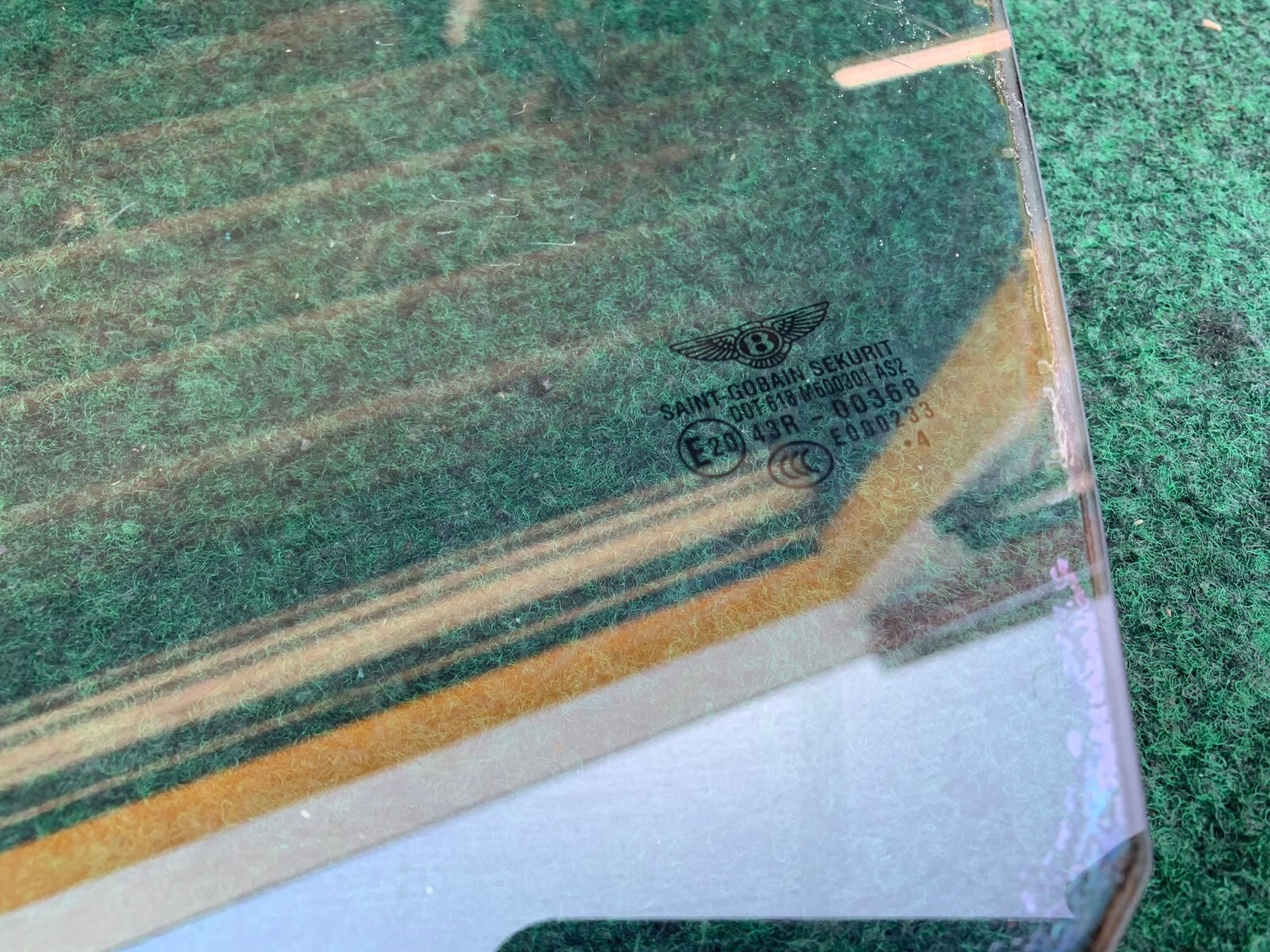 🛑 2003-2010 Bentley Continental GT Coupe Front Left Side Door Window Glass OEM