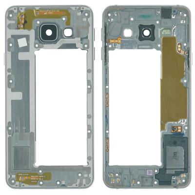 Samsung Galaxy A3 2016 SM-A310F Mittel Gehäuse Antennen Rahmen Tasten schwarz