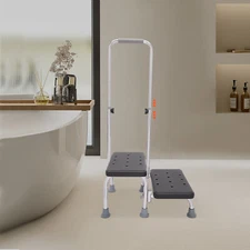 Heavy Duty 2 Steps Medical Foot Stool W/ Handle Freestanding Medical Foot Stool