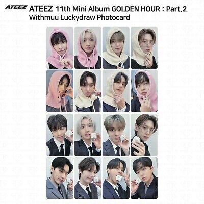 ATEEZ 11th Mini Album Golden Hour Part.2 Withmuu Lucky Draw ATEEZ 11th Mini Album Golden Hour Part.2 Withmuu Lucky Draw