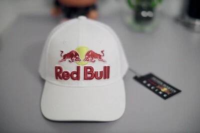 white red bull beanie