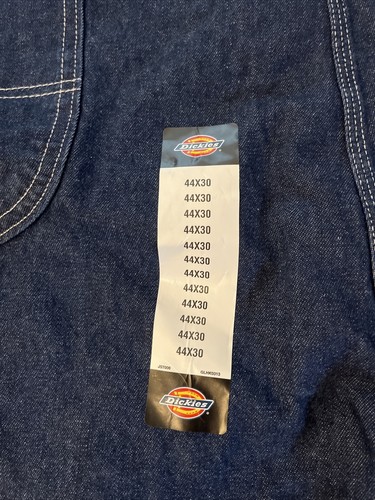 Dickies Men’s Duck Bib Overalls Size 44x30 New With Tags - Picture 5 of 8