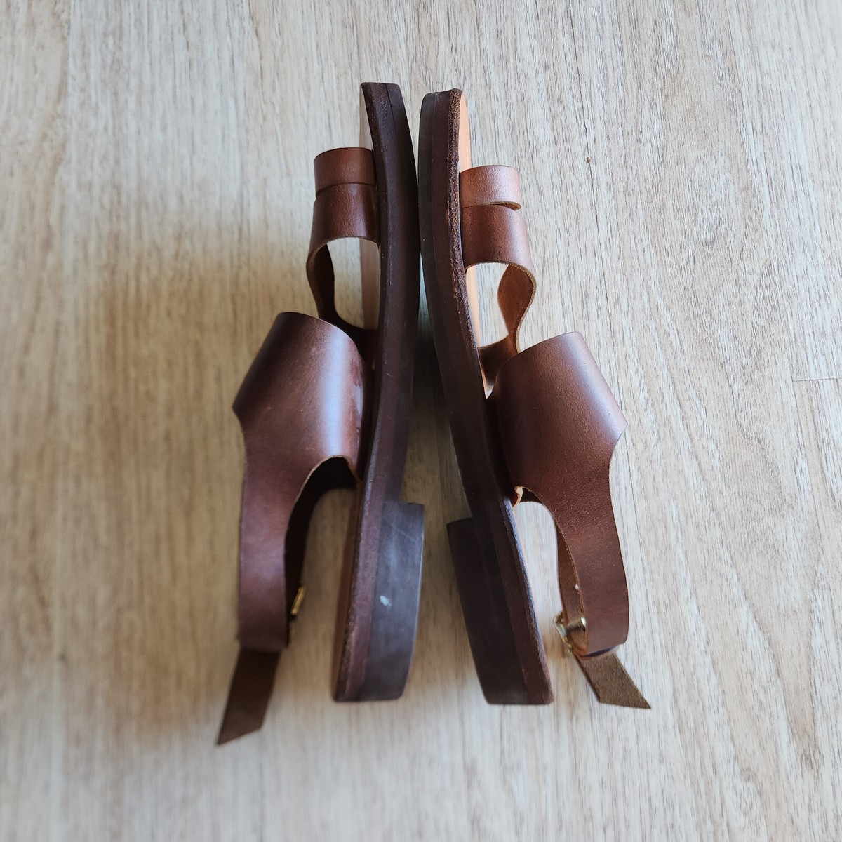 Zora of St.Thomas Handmade Leather Ankle Strap Sandals 