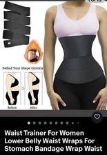 Elastic Waist Trainer Belt Snatch Me Up Bandage Wrap Tummy Slimming Body Shaper