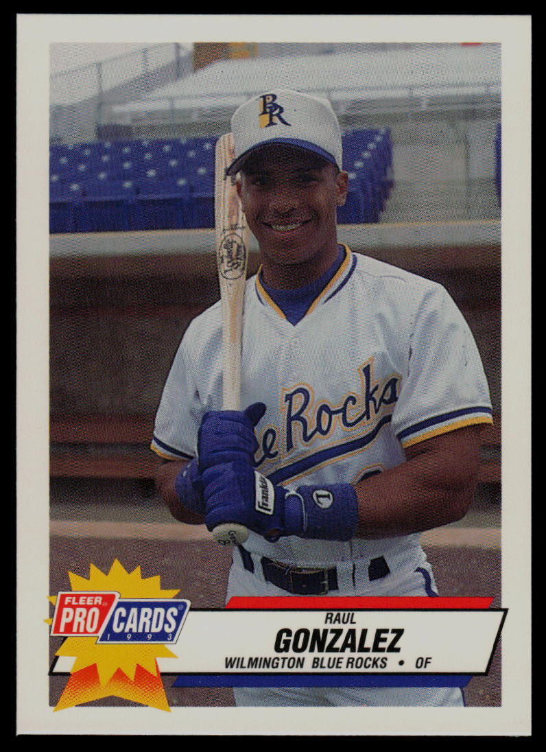 1993 Fleer ProCards Raul Gonzalez Wilmington Blue Rocks | eBay