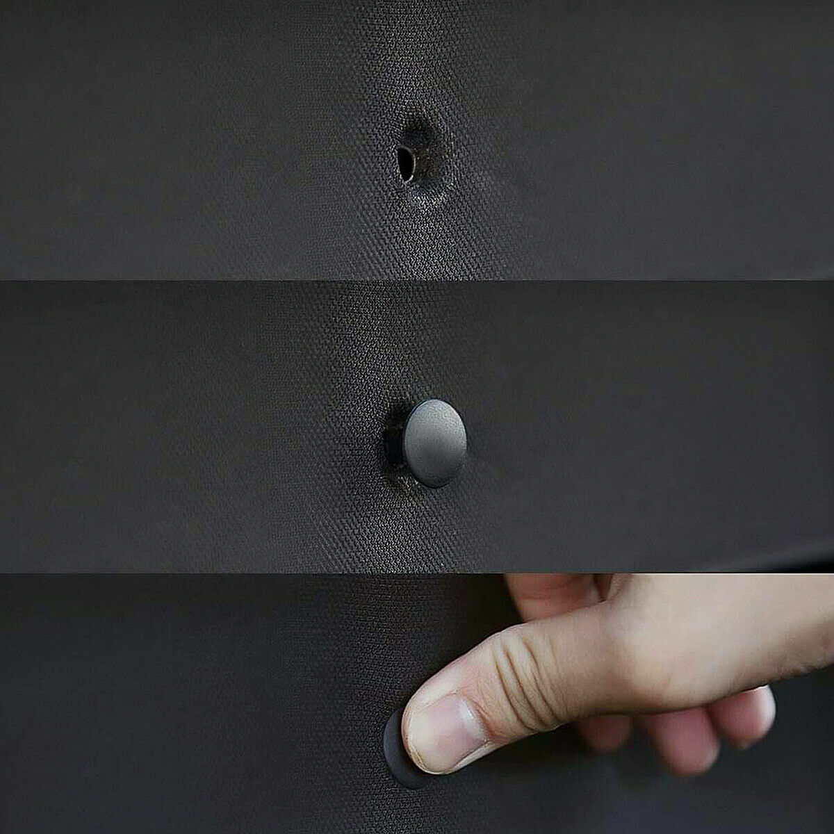 Bumper Plugs Front License Plate Holes Cover Plugs fits 67mm Hole