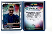 2021 Topps Finest Basketball Atomic Refractor Detlef Schrempf Supersonics /299