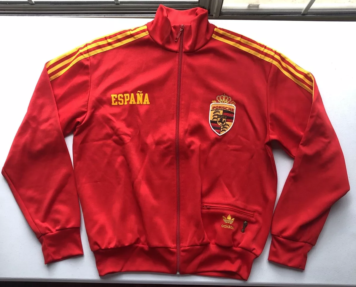 Vintage Porsche Mens Track Jacket Retro Size XL Red Yellow | eBay