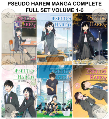 PSEUDO HAREM MANGA COMPLETE FULL SET VOLUME 1-6 FAST DHL