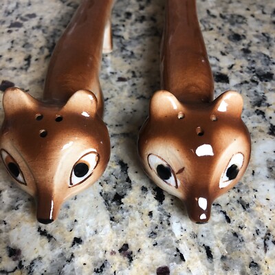 VTG BP Salt & Pepper Shaker Long Foxes 9