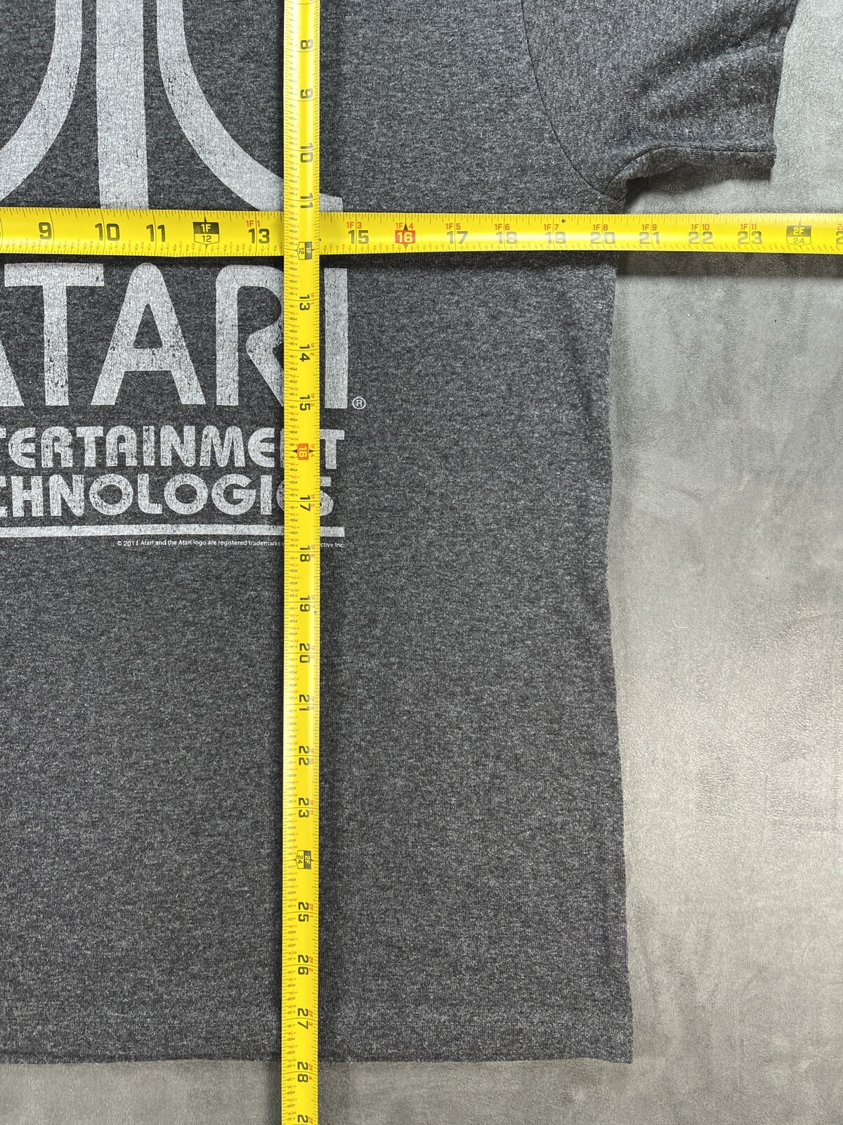 Gray MEDIUM Atari Game Console Gaming System Logo… - image 8